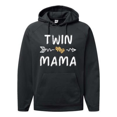 Leopard Cute Twin Moms Matching Theme Performance Fleece Hoodie