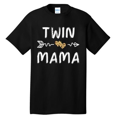 Leopard Cute Twin Moms Matching Theme Tall T-Shirt