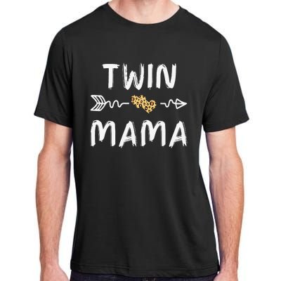 Leopard Cute Twin Moms Matching Theme Adult ChromaSoft Performance T-Shirt