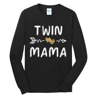 Leopard Cute Twin Moms Matching Theme Tall Long Sleeve T-Shirt