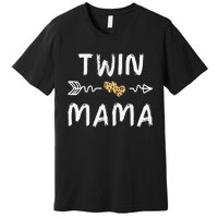 Leopard Cute Twin Moms Matching Theme Premium T-Shirt