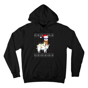 Llama Christmas Tree Funny Ugly Christmas Sweater  Hoodie