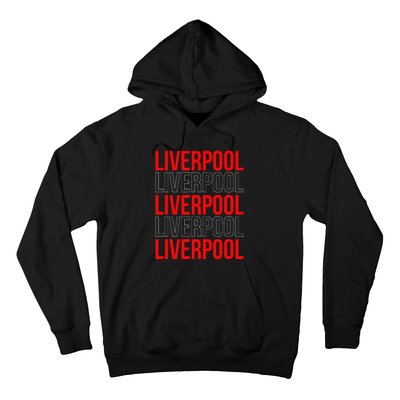 Liverpool City Tourist Souvenir Gift Uk England Hoodie