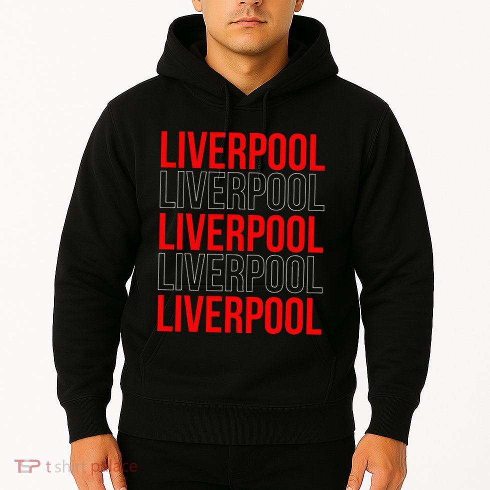 Liverpool City Tourist Souvenir Gift Uk England Hoodie