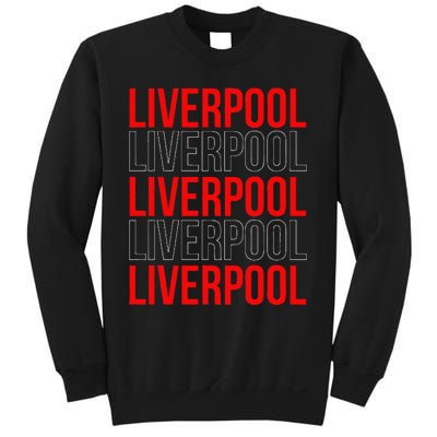 Liverpool City Tourist Souvenir Gift Uk England Sweatshirt