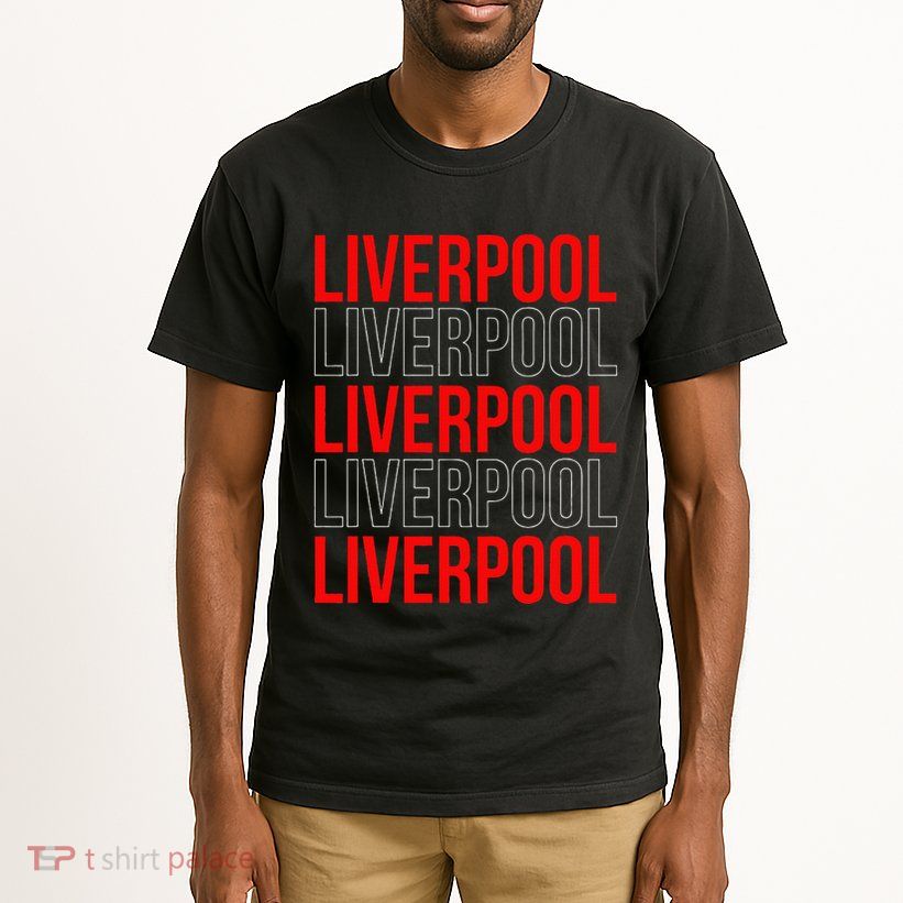 Liverpool City Tourist Souvenir Gift Uk England Tall T-Shirt