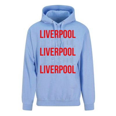 Liverpool City Tourist Souvenir Gift Uk England Unisex Surf Hoodie