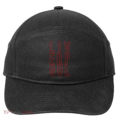 Liverpool City Tourist Souvenir Gift Uk England 7-Panel Snapback Hat