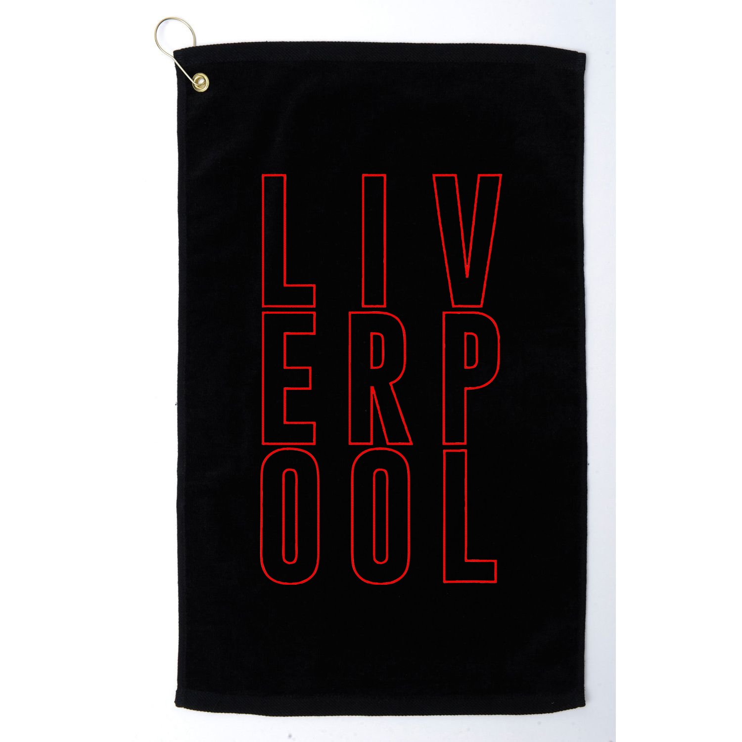 Liverpool City Tourist Souvenir Gift Uk England Golf Towel