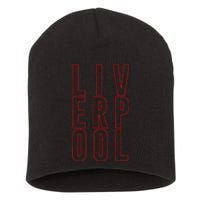 Liverpool City Tourist Souvenir Gift Uk England Short Acrylic Beanie