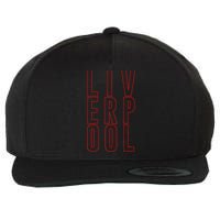 Liverpool City Tourist Souvenir Gift Uk England Wool Snapback Cap