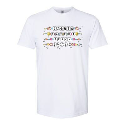 Lights Camera Teach Smile Softstyle® CVC T-Shirt