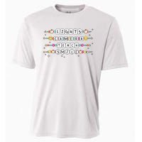 Lights Camera Teach Smile Cooling Performance Crew T-Shirt