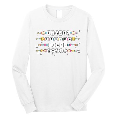 Lights Camera Teach Smile Long Sleeve Shirt