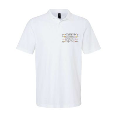 Lights Camera Teach Smile Softstyle Adult Sport Polo