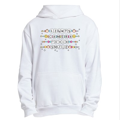 Lights Camera Teach Smile Urban Pullover Hoodie