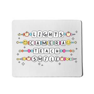 Lights Camera Teach Smile Mousepad