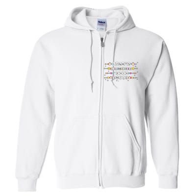 Lights Camera Teach Smile Full Zip Hoodie