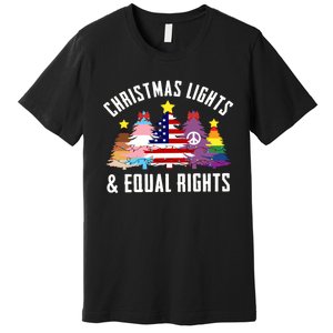 Lgbtq Christmas Trees Gift Premium T-Shirt