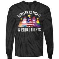 Lgbtq Christmas Trees Gift Tie-Dye Long Sleeve Shirt