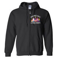 Lgbtq Christmas Trees Gift Full Zip Hoodie