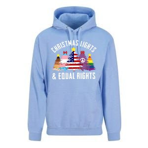 Lgbtq Christmas Trees Gift Unisex Surf Hoodie