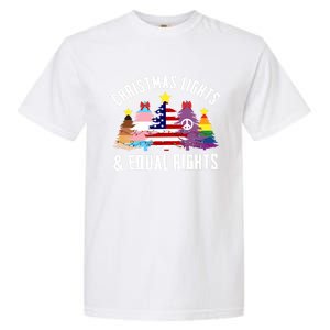 Lgbtq Christmas Trees Gift Garment-Dyed Heavyweight T-Shirt