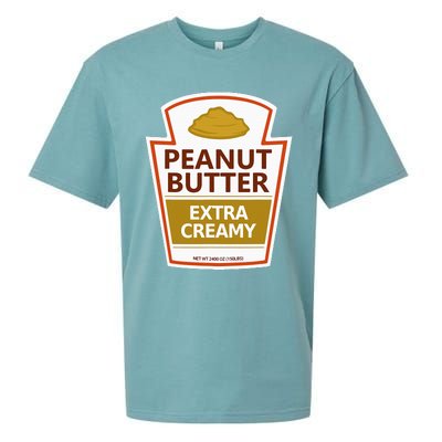 Lazy Costume Tees Peanut Butter Extra Creamy Sueded Cloud Jersey T-Shirt