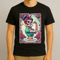 La Chingona Tarot Card Funny Spanish Slang Boss Latina Power T-Shirt