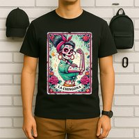 La Chingona Tarot Card Funny Spanish Slang Boss Latina Power T-Shirt
