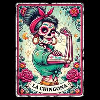 La Chingona Tarot Card Funny Spanish Slang Boss Latina Power T-Shirt