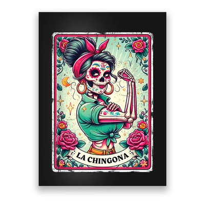La Chingona Tarot Card Funny Spanish Slang Boss Latina Power Poster