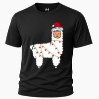 Llama Christmas Tree Performance Shirt