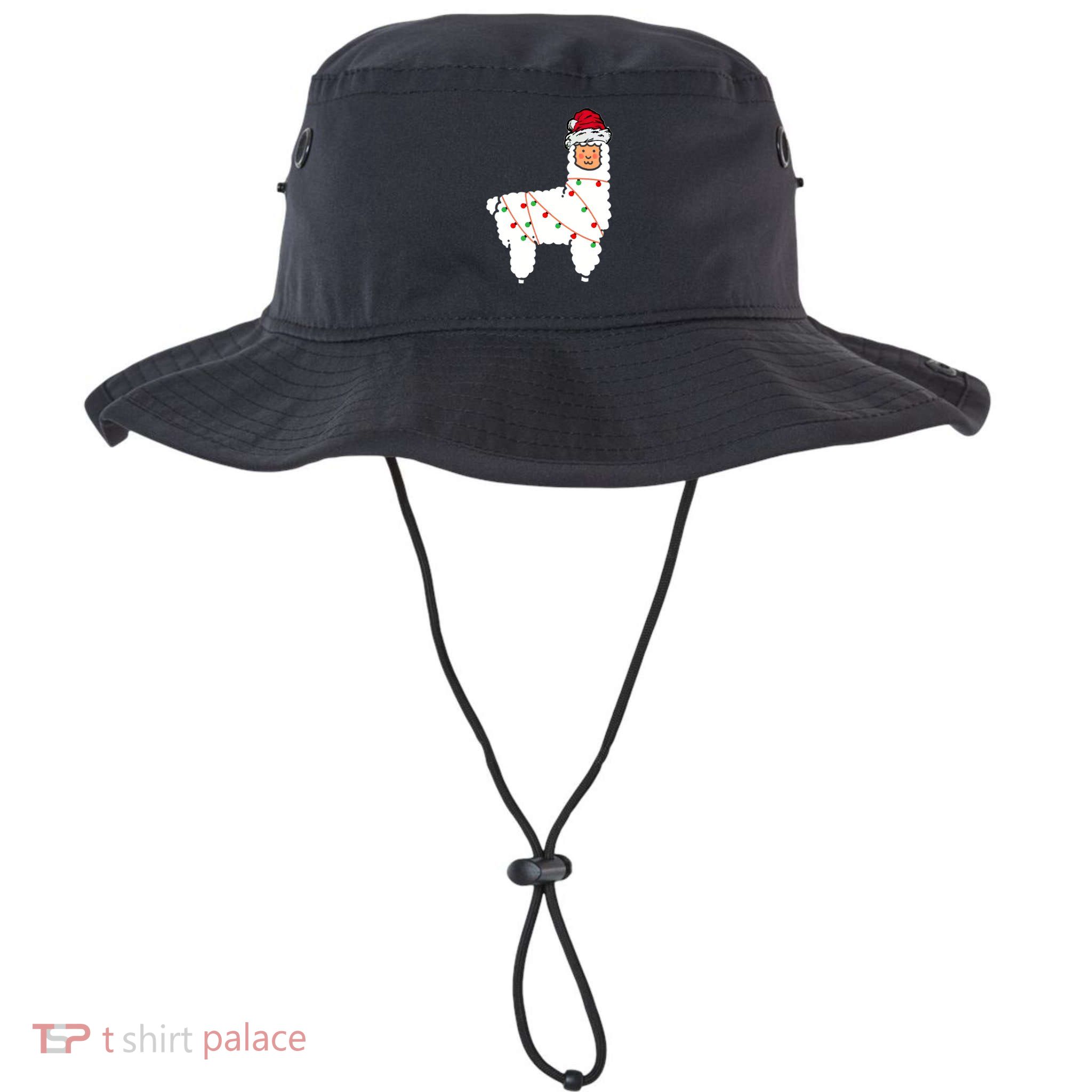 Llama Christmas Tree Bucket Hat