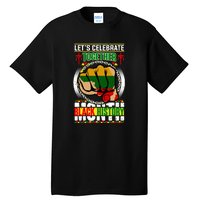 Lets Celebrate Together Black History Month Gift Tall T-Shirt