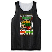 Lets Celebrate Together Black History Month Gift Mesh Reversible Basketball Jersey Tank