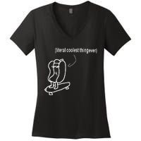 Literal Coolest Thing Ever Women's V-Neck T-Shirt