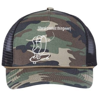 Literal Coolest Thing Ever Retro Rope Trucker Hat Cap