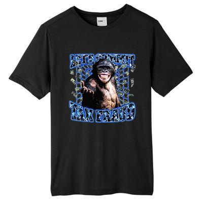 Lets Commit Tax Fraud Vintage Bootleg Rap 90s Monkey Tall Fusion ChromaSoft Performance T-Shirt