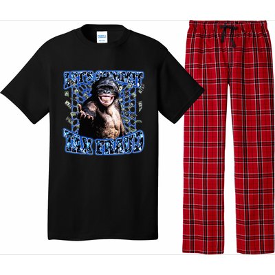 Lets Commit Tax Fraud Vintage Bootleg Rap 90s Monkey Pajama Set