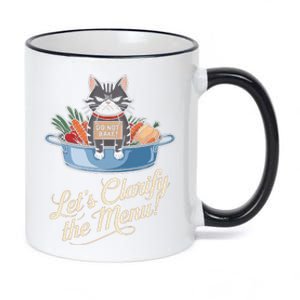 LetS Clarify The Menu Do Not Bake Eating The Pets 11oz Black Color Changing Mug