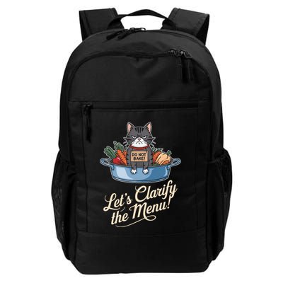 LetS Clarify The Menu Do Not Bake Eating The Pets Daily Commute Backpack