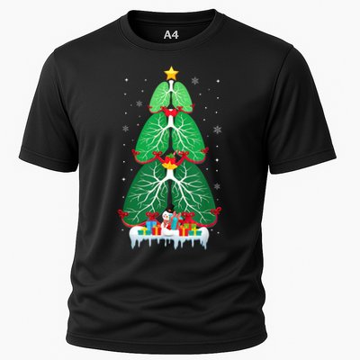Lung Christmas Tree Respiratory Therapy Xmas Therapist Shirt Performance Shirt