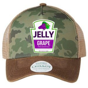 Lazy Costume Tees Grape Jelly Jar For Halloween Legacy Tie Dye Trucker Hat