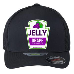 Lazy Costume Tees Grape Jelly Jar For Halloween Flexfit Unipanel Trucker Cap