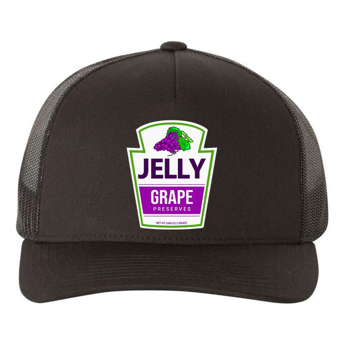 Lazy Costume Tees Grape Jelly Jar For Halloween Yupoong Adult 5-Panel Trucker Hat