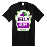 Lazy Costume Tees Grape Jelly Jar For Halloween Tall T-Shirt