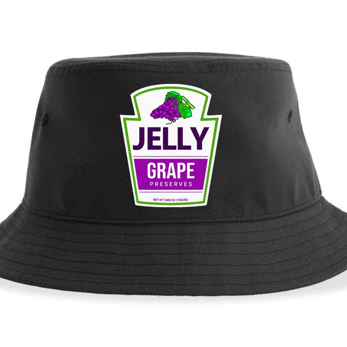 Lazy Costume Tees Grape Jelly Jar For Halloween Sustainable Bucket Hat