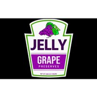 Lazy Costume Tees Grape Jelly Jar For Halloween Bumper Sticker