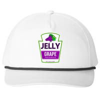 Lazy Costume Tees Grape Jelly Jar For Halloween Snapback Five-Panel Rope Hat